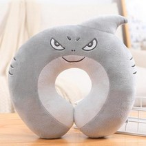 무속성 솜인형 귀여운 만화 부드러운 목 베개 게 고래 상어 헝겊 인형 사무실 낮잠 아이돌 만들기, 28cm+4
