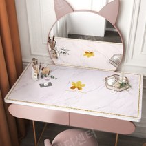 분홍색 고양이 거울화장대 메이크업 테이블 심플한디자인, 45x200cm, 【ZD763】가을단풍어