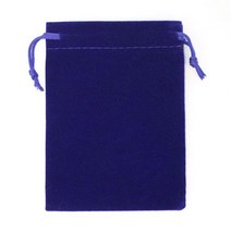 크리스마스 웨딩 선물 가방 및 벨벳 10 개 드로스트링 파우치 여행 도매 저장, 8.5x11.5cm, blue