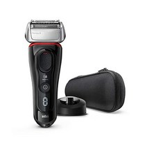 브라운 남성용 전기면도기 시리즈 8 4컷 시스템 세척 가능 욕조 실버 8340s-V, Shaver single model_2020 Older