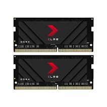 PNY XLR8 게이밍 16GB 2x8GB DDDR4 DRAM 3200MHz PC4-25600 CL20 1.2V 듀얼채널 오버클럭 노트북/노트북 SODIMM 컴퓨터 메모리 MN16, 16GB (2x8GB) PNY