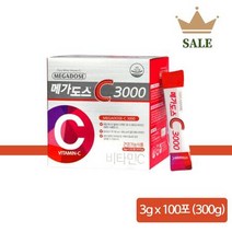 고려은단 MEGADOSE 메가도스C 3000 비타민C 100포 1개, 상세페이지 참조, 상세페이지 참조, 단품
