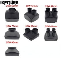 캠핑카 부품 카라반car air outlet vent cover 42607590mm for air 디젤, 5kw 4 구멍 42mm