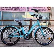 [삼천리자전거 플러스샵] 팬텀 이콘 플러스 2023 삼천리 전기자전거 24인치 시티형 - 100%완조립 배송 / 사은품 증정 / 헬멧 증정, 라이트민트 - 100%완조립 배송