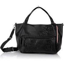 Desigual 빅사이즈 숄더백 45cm 여성 핸드백 블랙