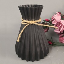 프리츠한센 이케바나 도자기 화병 항아리 꽃병 흰색 모조 세라믹 꽃 냄비 장식 홈 플라스틱 테이블, [01] 01