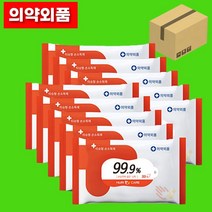 의약외품 사랑해몰 누리케어 휴대용 소독 물티슈 손소독 티슈 20매 X 10P 세트 10매 70매 살균 물티슈 99.9, 20개, 20개
