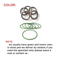 10pcs FKM 씰 링 개스킷 CS 2.5mm 불소 고무 와셔 외경 7mm ~ 50mm 내마모성 연료 오존 오링, 29 35x30x2.5mm_01 Random color