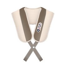 승모근마사지 뒷목뻐근 어깨찜질기 u shape electric massage shawl 4d kneading 적외선 가열 마사지 shiatsu body shoulder neck, 우리 플러그, 회색