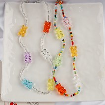 일호스토어 하리보 젤리 곰 롱 목걸이 개별카드텍포장 파우치증정 국내배송