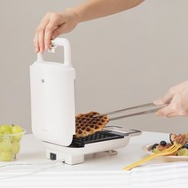 라이프썸 와플 메이커(LFS-HA44) 샌드위치 크로플 팬케이크 붕어빵 와플 팬 와플기계, 오트밀