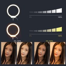 링라이트필라이트 조도 조절이 가능한 LED 셀피 스틱 링 삼각대 스탠드 조명 셀카 라이브 비디오 녹화 메, 한개옵션0