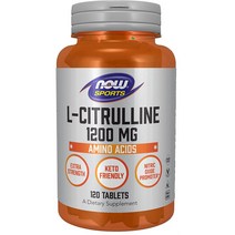나우푸드 스포츠 L-시트룰린 엘 시트룰린 1200mg 120정 2팩, 2개
