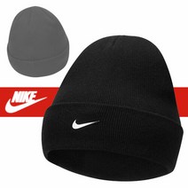 [나이키] 비니 커프드 스우시 CW6324-010 겨울모자, 선택:비니_CW6324-010