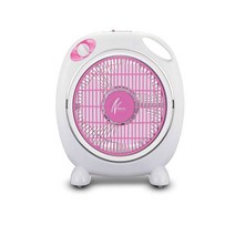 신일 박스팬 선풍기 SIF-D10PKP 탁상용선풍기 상하 각도조절 핑크 10형 3단계풍향