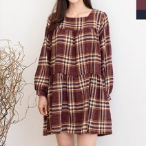 [천삼백케이] [나나스포츠] BBS 979 여자체크스퀘어넥미니원피스