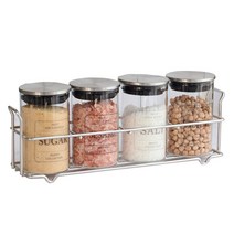 NHB 유리 밀폐용기 240ml 4P세트(거치대포함), 1세트, 양념통 4p + 거치대 1p