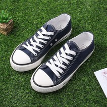 비투리빙 팀제이 여성 캔버스 운동화 240mm 컨버스화 네이비