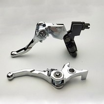 오프로드 모터사이클 드롭 방지 컬러 접이식 클러치 브레이크 핸들 50cc CRF KLX TTR Apoll, 05 White B