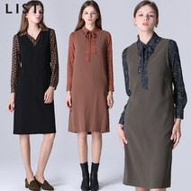 리스트 리스트 백 스트랩 베이직 원피스