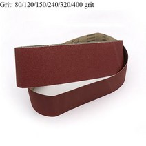 스핀들 샌더 100x915mm 알루미늄 산화물 샌딩 벨트80-400 그릿벨트 용1 개 8416EA27, 240 Grit
