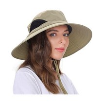 115895 EINSKEY Sun Hat for MenWomen 방수 Wide Birm Bucket UV 보호 부니 모자 낚시 하이킹 가든 비치, 01 카키, 클래식 남녀공용
