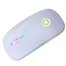 마우스 무선마우스 게이밍마우스 에서 선박 us 작업 2.4G 무선 포인터 홈 회의실 인체 공학적 1000 인치 당 점 트랙 볼 데스크탑 PC 액세서리, [04] white