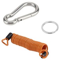 카라반트레일러 강력한 캠핑카 비상 개폐식 트레일러 안전 케이블 RV 액세서리 로프 167911, Orange