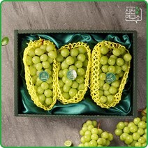 [신선연구소] [세원팜스] 샤인머스켓 1.5kg 2-3수 선물세트, 단품