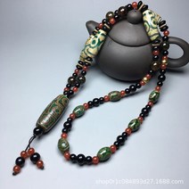 팬던트 목걸이 남자 전통적인 구슬 기념품 남성 학생 펜던트 금패호박 순금한돈 대학생 자물쇠 불교 야구선수 호박석