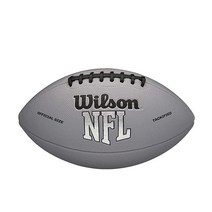 윌슨 Wilson NFL MVP 공식 미식축구공 - 그레이 버전 공식(만 14세 이상용) 172465, Gray