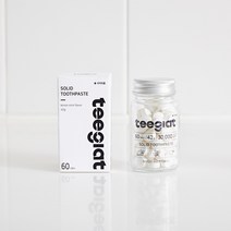 티글렛 레몬 민트향 고체치약, 1병, 42g
