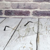 도수없는안경 패션 둥근안경 여자 패션안경 안경테 여자안경테 모던안경 은색 실버