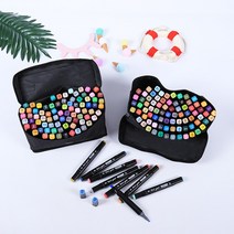 PM6 터치 마카펜 디자인마카 마카세트 36색 마커, 터치트윈마카펜(168pcs)