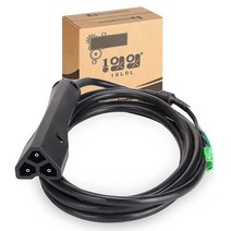 10L0L 골프 카트 EZGO TXT 및 RXV용 48V 배터리 충전기 플러그 20.3cm(8인치) DC 케이블 코드가 있는 3핀 삼각형 핸들 OEM# 611218 604321, Charger Plug