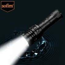 고휘도 손전등 led 휴대용 써치라이트 Sofirn-충전식 SD05 다이빙 라이트 21700 램프 XHP50.2 슈퍼 브라이트 3000lm 마그네틱 스위치 3 모드, 6000K-6500K_21700 배터리로, with 21700 battery