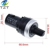 TZT LA42DWQ-22 1K 2K 5K 10K 직경 22mm 로터리 포텐쇼미터 컨버터 거버너 인버터 저항 스위치, 01 10 천개 옴