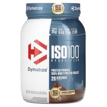 Dymatize 다이마타이즈 가수 ISO100 100% 분리유청단백 고메 초콜릿 640g(1.4lb)
