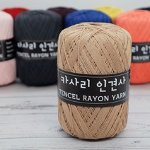 카사리 인견사 여름실 커튼실 스카프 숄, 6 코랄