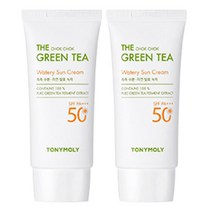 토니모리 더 촉촉 그린티 수분 선크림 SPF50 PA, 50ml x 2개