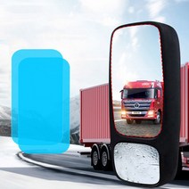 트럭 차량용 사이드미러 발수필름 방수코팅필름(2P), 2대형트럭350x160, 2대형트럭350x160