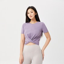에크레아 ASKIN 기능성 꼬임 크랍 반팔티