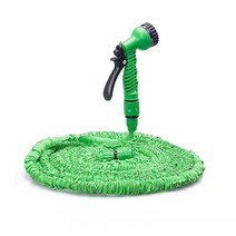 25-200ftgarden 호스 매직 워터 호스 급수 호스 릴 유연한 확장 릴 호스 급수 커넥터 블루 그린, 50피트, 초록