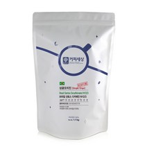 커피세상 디카페인원두 브라질 산토스 디카페인 220g, 1.1kg, 1.홀빈(분쇄안함)