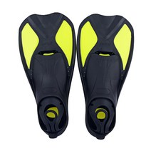스노쿨링 마스크 물안경 고글 세트 다이빙 Anti Slip Snorkeling Diving Swimming Fins Adults Soft Comfor, 01 YELLOW_04 L