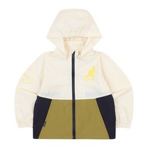 [캉골키즈]APBCJP00050OW 후드 컬러 블록 점퍼 PB 0005 오프 화이트