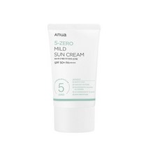 아누아 5 제로 무기자차 선크림 SPF 50+ PA++++, 1개