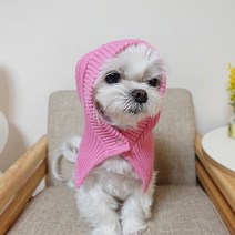 도도그 바라클라바 강아지모자, 핑크