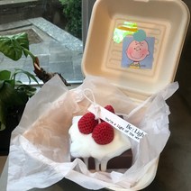 브라우니 디저트캔들 소이왁스 생일선물 귀여운캔들, 피치피치