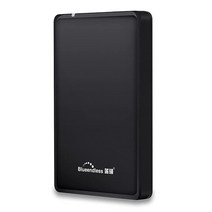 미국발송 Blueendless 울트라 슬림 휴대용 외장 하드 드라이브 USB3.0 2.5인치 HDD 스토리지 PC 데스크톱 노트북과 호환 (250GB), Blue